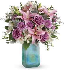 Teleflora's Art Glass Treasure Bouquet from Swindler and Sons Florists in Wilmington, OH
